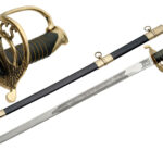 Shelby Officer Stainless Steel Blade | Wire Wrapped Handle 42 inch Sword